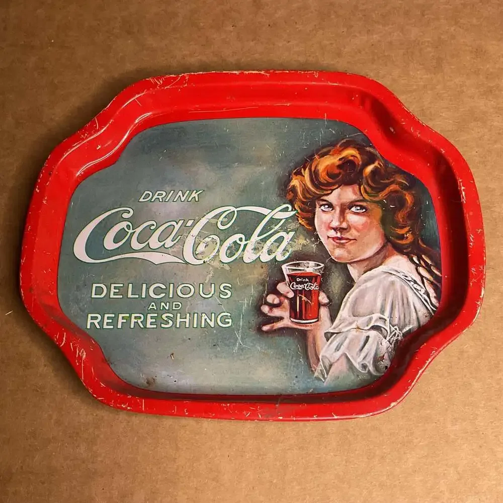 Vintage Small 7 1/2 x 6 Coca-Cola Tip Tray